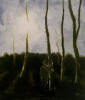 Benedikt Richert<br><p class='title'>Abendstimmung</p>, 2010<br>Öl auf Nessel<br> 140 x 120  cm
