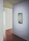 Tobias Stutz<br><p class='title'>Around the corner</p>, 2016<br>Öl auf Leinwand<br> 100 x 70  cm