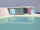 Tobias Stutz<br><p class='title'>Deutscher Pavillon II</p>, 2014<br>Öl auf Leinwand<br> 60 x 80  cm<br> verkauft