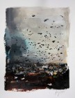Enrico Freitag<br><p class='title'>Halde</p>, 2015<br>Acryl auf Papier<br> 33 x 25  cm