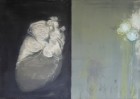 Benedikt Richert<br><p class='title'>Heart so wide</p>, 2014<br>Öl auf Nessel<br> 70 x 100  cm