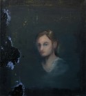 Benedikt Richert<br><p class='title'>o.T. / Porträt</p>, 2015<br>Öl auf Leinand<br> 90 x 80  cm